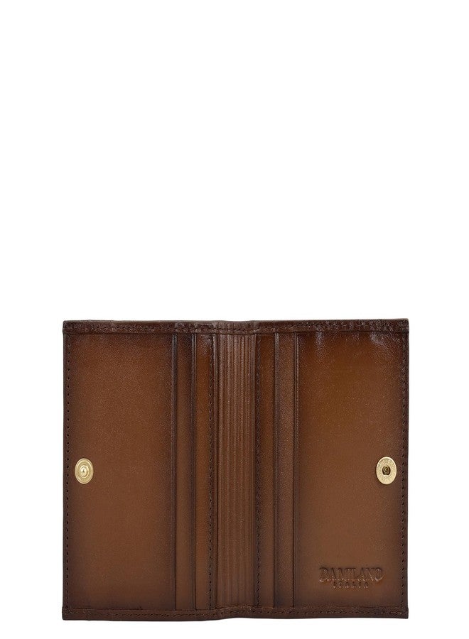 Da Milano Leather Card Holder for Men & for Women - Brown (10234) - Image 4
